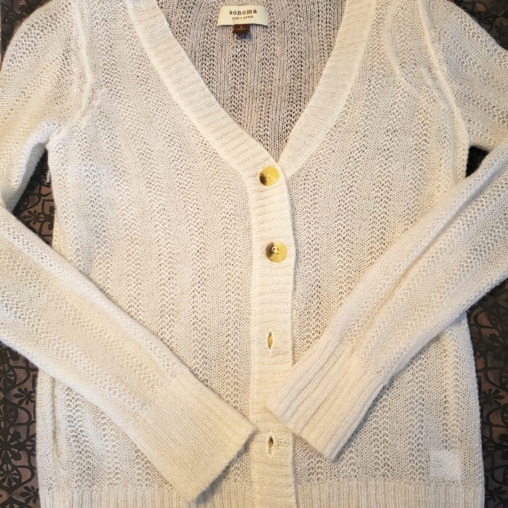 Sonoma Cardigan, Small, Ivory